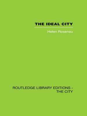 cover image of The Ideal City